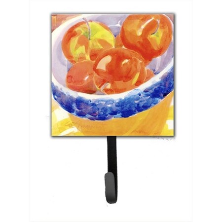 Carolines Treasures Bowl Of Apples Leash Holder Or Key Hook 6109SH4